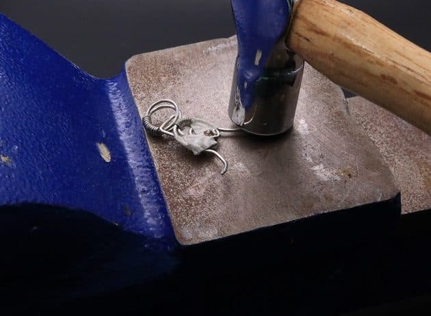 Wire-Wrapping Abstract Penguin Pink Diamond Pendant Tutorial 70