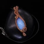 Wire-Wrapping Grace Woven Swirl Oval Gemstone Pendant Tutorial 0