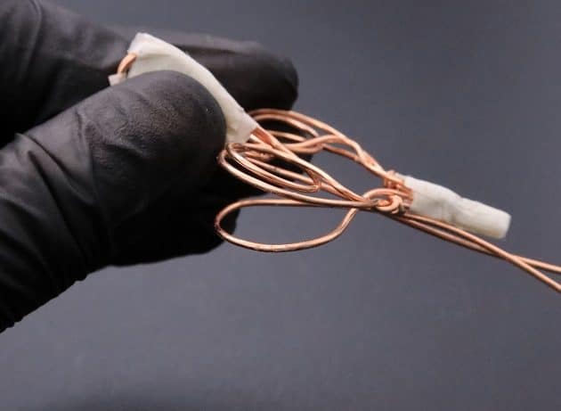 Wire-Wrapping Precious Red Spark In Wire Heart Pendant Tutorial 38