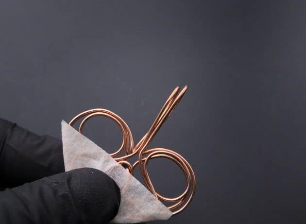 Wire-Wrapping Precious Red Spark In Wire Heart Pendant Tutorial 69