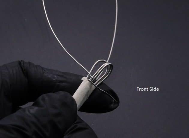 Wire-Wrapping Coiled Round Labradorite Silver Beaded Pendant Tutorial 12