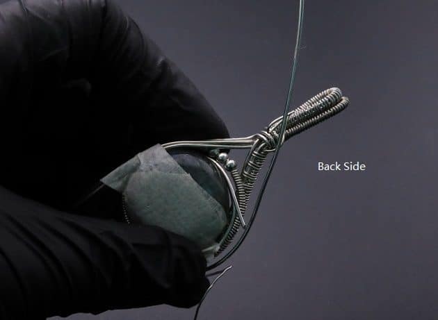 Wire-Wrapping Coiled Round Labradorite Silver Beaded Pendant Tutorial 68