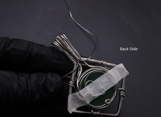 Wire-Wrapping Silver Woven Green Aventurine Pendant Tutorial 53
