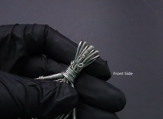 Wire-Wrapping Silver Woven Green Aventurine Pendant Tutorial 75