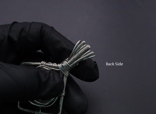 Wire-Wrapping Silver Woven Green Aventurine Pendant Tutorial 76