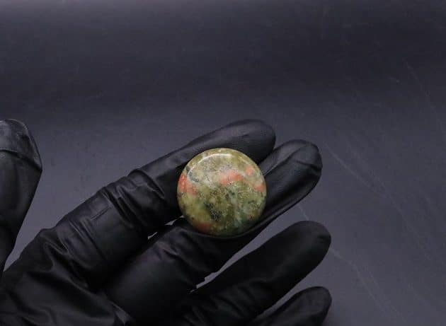 Wire-Wrapping Spiral Unakite Stone Silver Leaf Pendant Tutorial 55