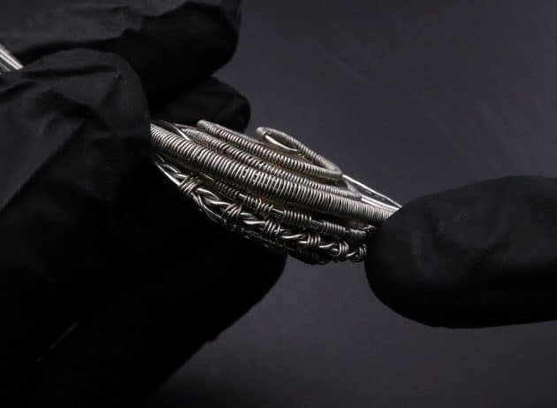 Wire-Wrapping Spiral Unakite Stone Silver Leaf Pendant Tutorial 89
