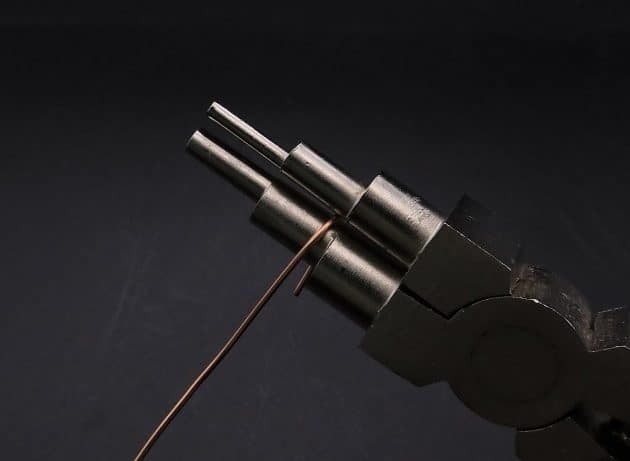 Wire-Wrapping Copper Vine Purple Crystal Point Pendant Tutorial 37