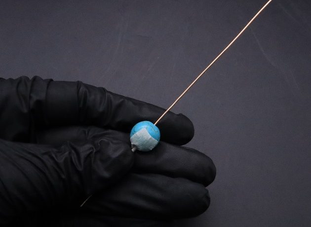 Wire-Wrapping Elegant Blue Turquoise Bead Charm Pendant Tutorial 5