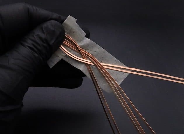 Wire-Wrapping Hammered Copper Ocean Wave Ring Tutorial 10