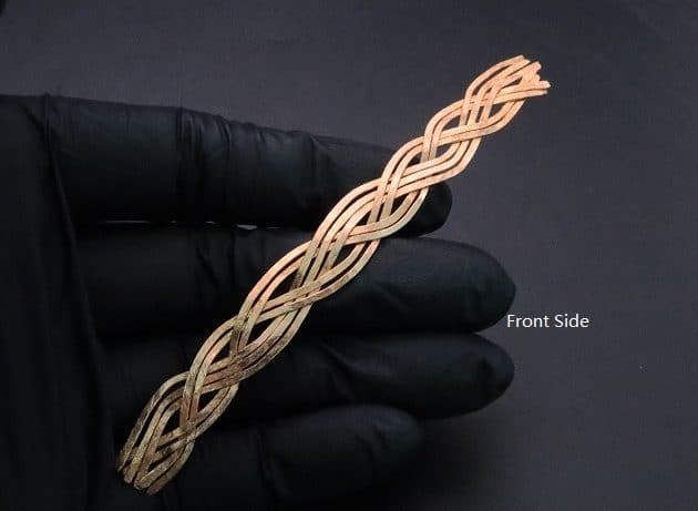 Wire-Wrapping Hammered Copper Ocean Wave Ring Tutorial 11