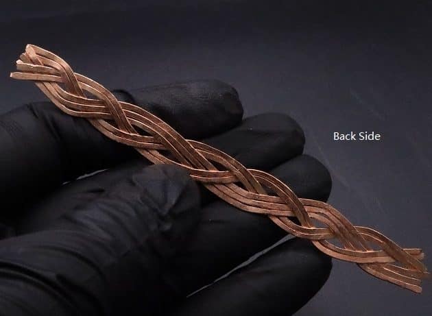 Wire-Wrapping Hammered Copper Ocean Wave Ring Tutorial 12