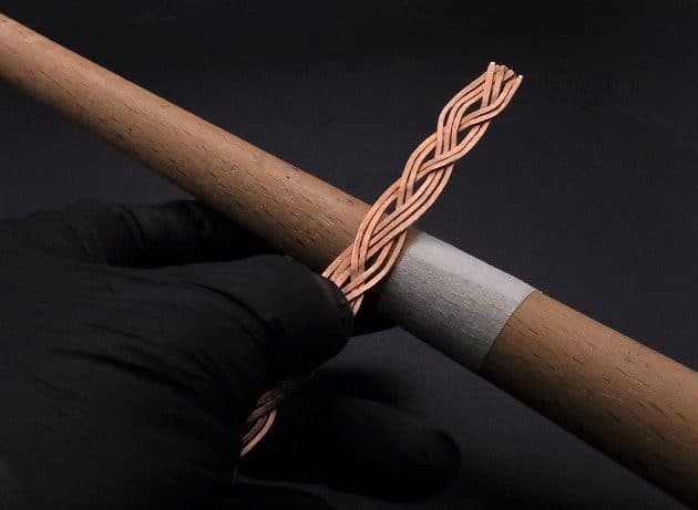 Wire-Wrapping Hammered Copper Ocean Wave Ring Tutorial 14
