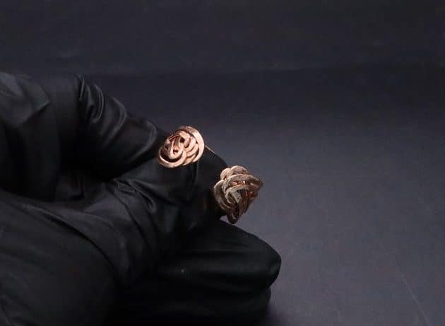 Wire-Wrapping Hammered Copper Ocean Wave Ring Tutorial 28