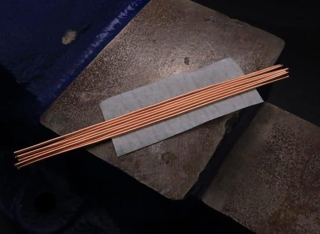 Wire-Wrapping Hammered Copper Ocean Wave Ring Tutorial 3