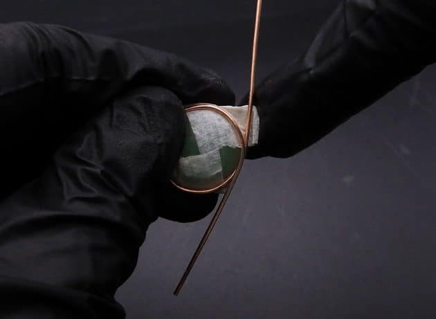 Wire-Wrapping Green Jade Cabochon With Crystal Beads Pendant Tutorial 18