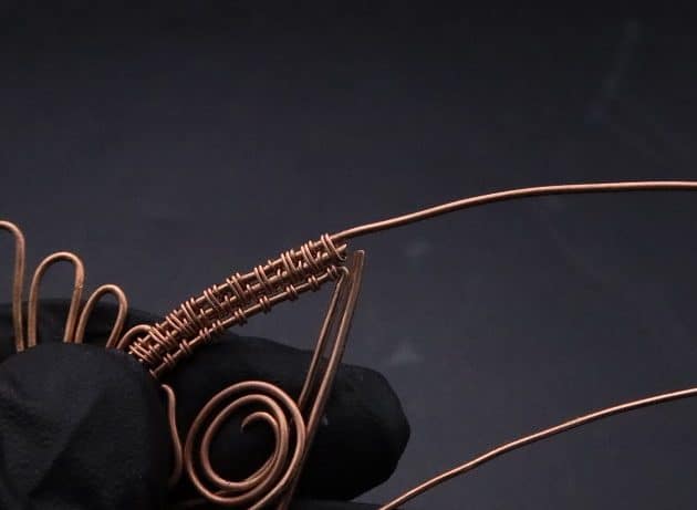 Wire-Wrapping Woven Hummingbird With Ornate Beads Pendant Tutorial 43