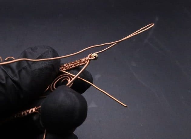 Wire-Wrapping Woven Hummingbird With Ornate Beads Pendant Tutorial 50