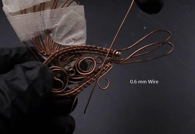 Wire-Wrapping Woven Hummingbird With Ornate Beads Pendant Tutorial 81