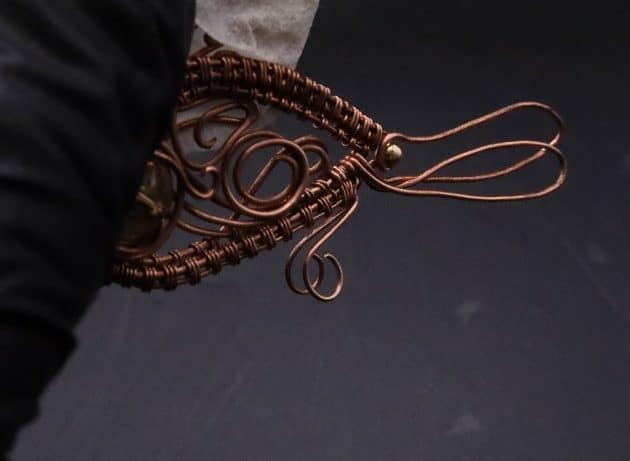 Wire-Wrapping Woven Hummingbird With Ornate Beads Pendant Tutorial 91