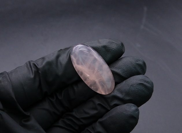 Wire-Wrapping Copper Oval Rose Quartz Jelly Fruit Pendant Tutorial 3