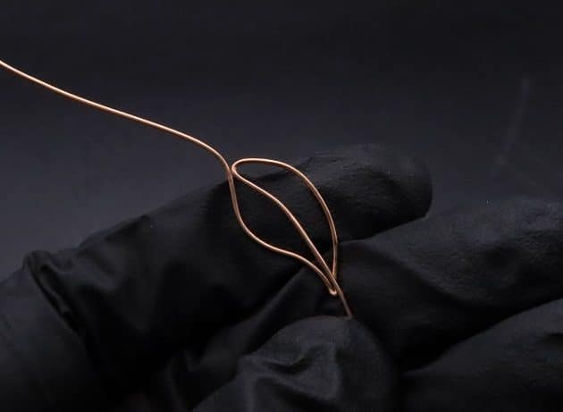 Wire-Wrapping Copper Oval Rose Quartz Jelly Fruit Pendant Tutorial 41