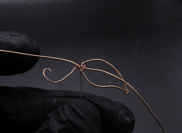 Wire-Wrapping Copper Oval Rose Quartz Jelly Fruit Pendant Tutorial 45