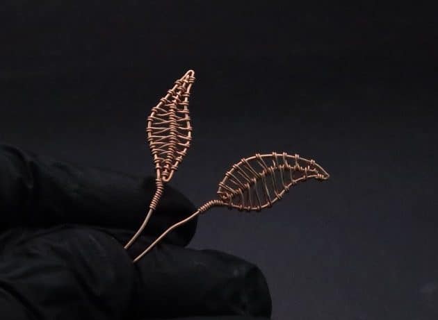 Wire-Wrapping Copper Oval Rose Quartz Jelly Fruit Pendant Tutorial 54