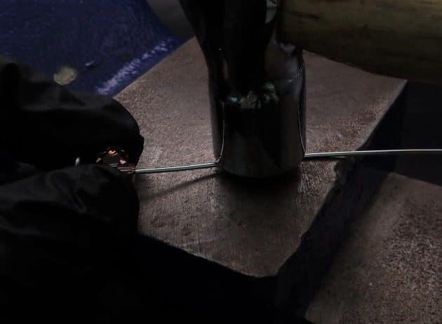 Wire-Wrapping Lovely Pink Peach Zircon Pearl Silver Wire Ring Tutorial 13