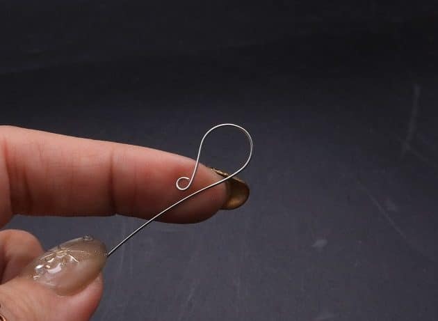 Wire-Wrapping Silver Dangle Pearl Flower Earrings Tutorial 63