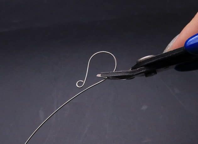 Wire-Wrapping Silver Dangle Pearl Flower Earrings Tutorial 65
