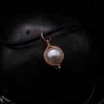 Wire-Wrapping Stylish Single Pearl Necklace Pendant Tutorial 0