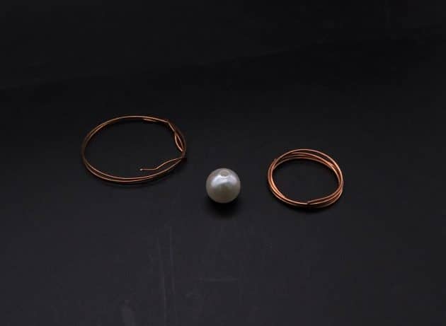 Wire-Wrapping Stylish Single Pearl Necklace Pendant Tutorial 1