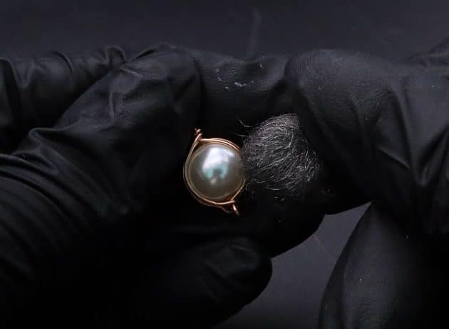 Wire-Wrapping Stylish Single Pearl Necklace Pendant Tutorial 48