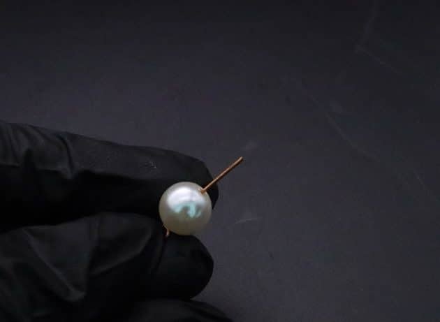 Wire-Wrapping Stylish Single Pearl Necklace Pendant Tutorial 9