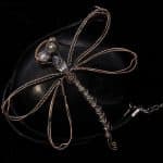 Wire-Wrapping Preciosa Crystal Drop Silver Dragonfly Pendant Tutorial 0