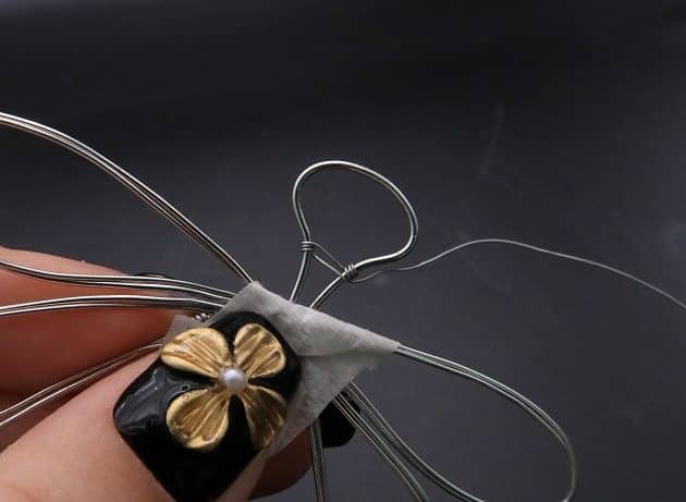 Wire-Wrapping Preciosa Crystal Drop Silver Dragonfly Pendant Tutorial 38