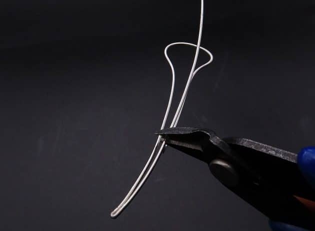 Wire-Wrapping Preciosa Crystal Drop Silver Dragonfly Pendant Tutorial 8