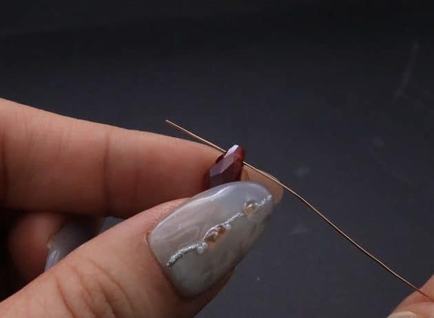 Wire-Wrapping Dreamy Birthstone Charm Crescent Pendant Tutorial 68