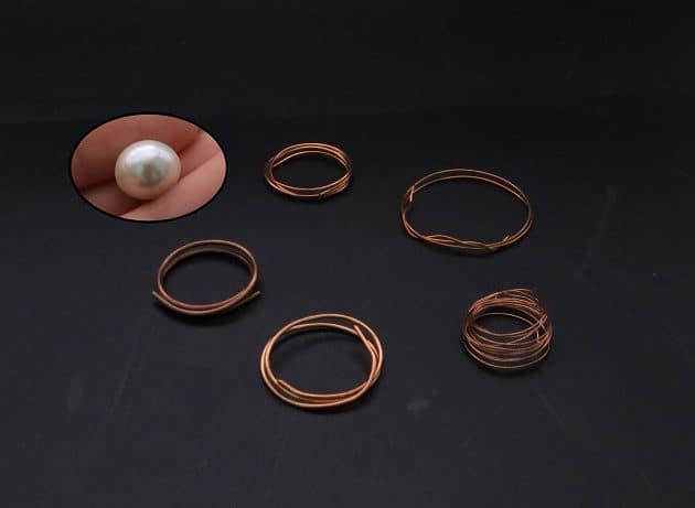 Wire-Wrapping Elven Statement Pearl Vine Cuff Bracelet Tutorial 1