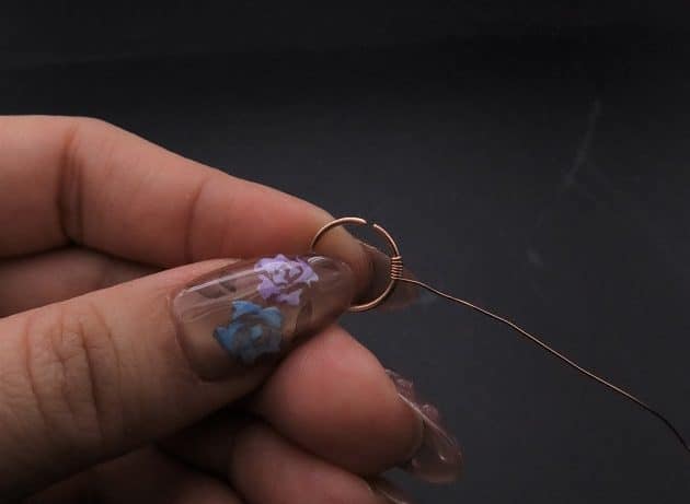 Wire-Wrapping Elven Statement Pearl Vine Cuff Bracelet Tutorial 18