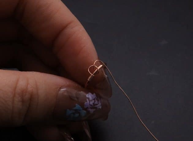 Wire-Wrapping Elven Statement Pearl Vine Cuff Bracelet Tutorial 23