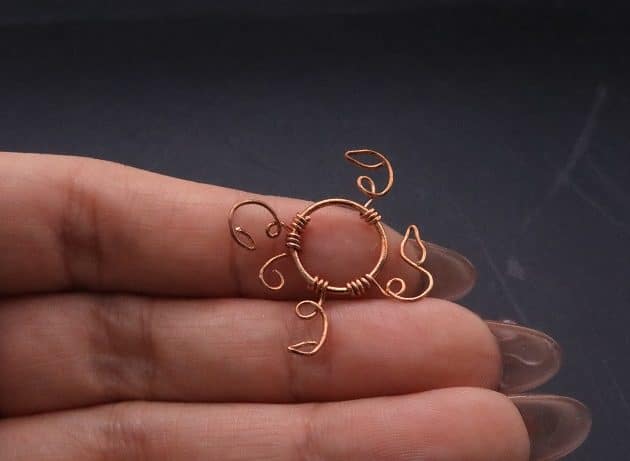 Wire-Wrapping Elven Statement Pearl Vine Cuff Bracelet Tutorial 37