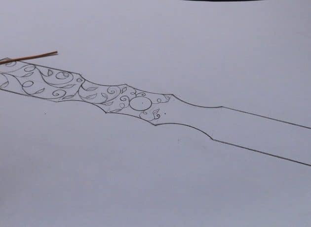 Wire-Wrapping Elven Statement Pearl Vine Cuff Bracelet Tutorial 4