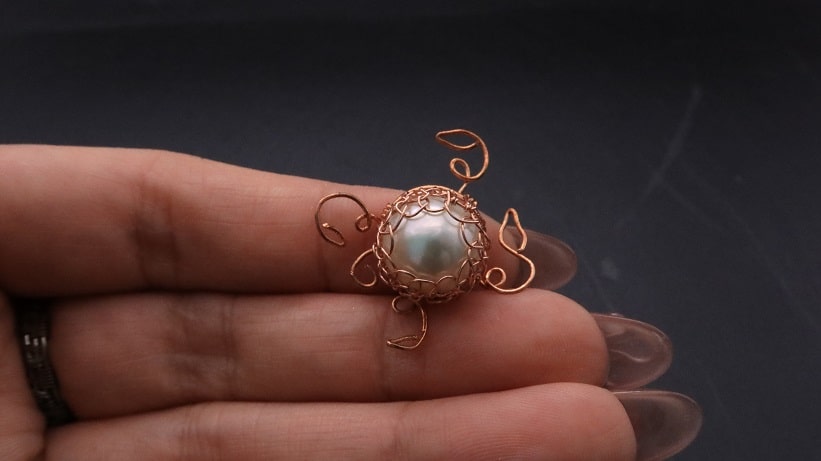Wire-Wrapping Elven Statement Pearl Vine Cuff Bracelet Tutorial