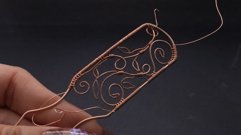 Wire-Wrapping Elven Statement Pearl Vine Cuff Bracelet Tutorial