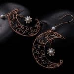 Wire-Wrapping Whimsy Star and Moon Statement Drop Earrings Tutorial 0