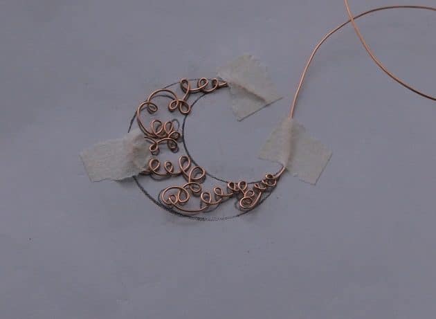Wire-Wrapping Whimsy Star and Moon Statement Drop Earrings Tutorial 10
