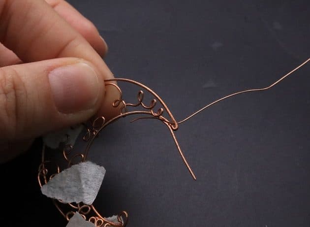 Wire-Wrapping Whimsy Star and Moon Statement Drop Earrings Tutorial 15