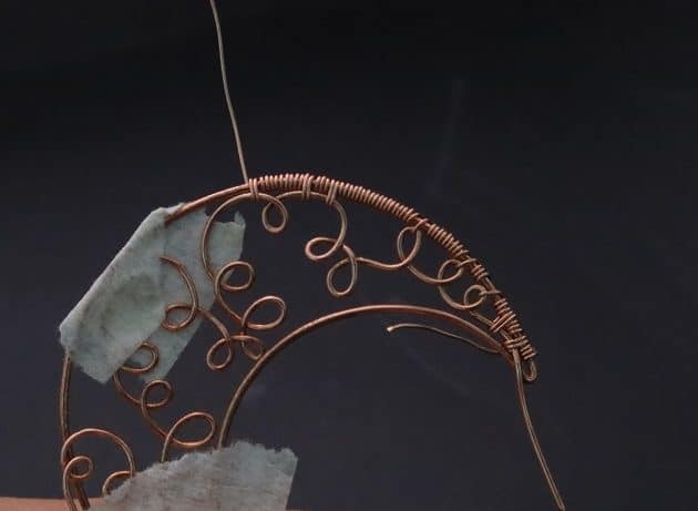 Wire-Wrapping Whimsy Star and Moon Statement Drop Earrings Tutorial 18